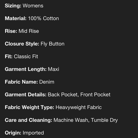 SALE HOST PICK! LEVIāS ICONIC DENIM MAXI SKIRT - Picture 4 of 4